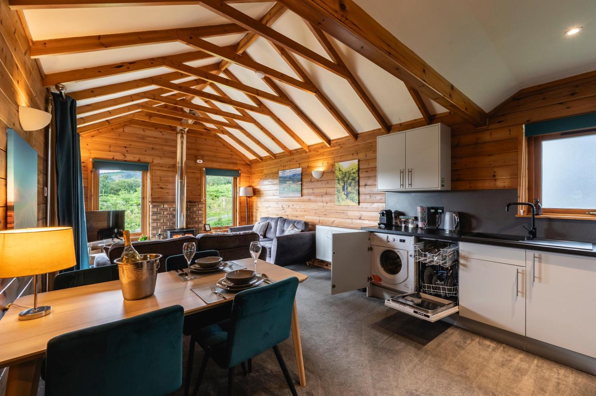 Kinnaird Woodland Lodges Pitlochry Esterno foto