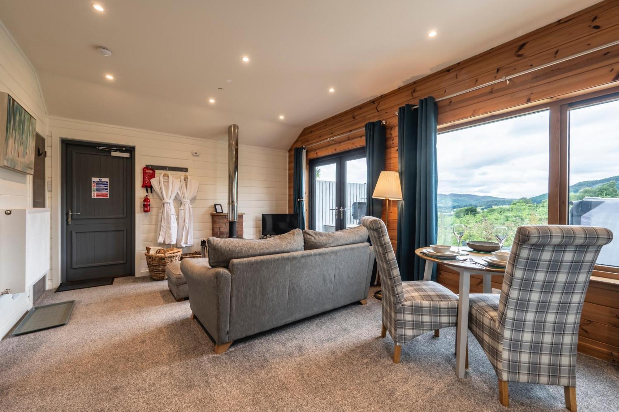 Kinnaird Woodland Lodges Pitlochry Esterno foto